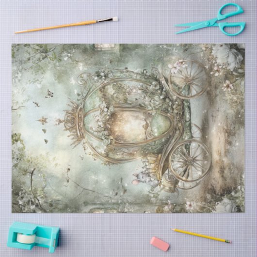 Decoupage Whimsical Fantasy Koets & Muizen Tissuepapier (Craft)