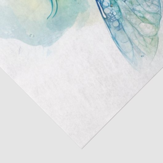 Decoupage Whimsical Fantasy Land Fairy Tissuepapier (Detail)