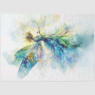 Decoupage Whimsical Fantasy Land Fairy Tissuepapier