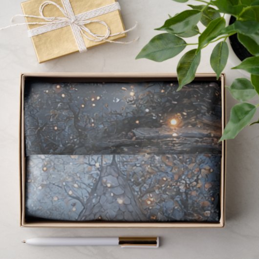 Decoupage Whimsical Fantasy Mushroom Treehouse Tissuepapier (Geschenk)