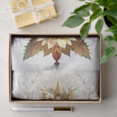 Decoupage Whimsical Floral Christmas Deer Art Tissuepapier (Geschenk)