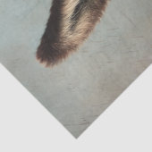 Decoupage Whimsical Floral Donkey Farm Scene Tissuepapier (Detail)