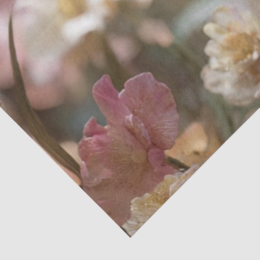 Decoupage Whimsical Floral Goat Futuristic Tissuepapier (Detail)