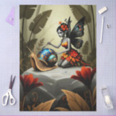 Decoupage Whimsical Flower Fairy Seidenpapier Tissuepapier (Craft)
