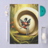 Decoupage Whimsical Flower Fairy Seidenpapier Tissuepapier (Craft)