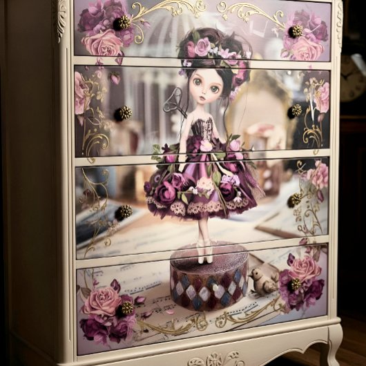 Decoupage Whimsical Flower Fairy Seidenpapier Tissuepapier