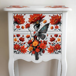 Decoupage Whimsical Flower Fairy Seidenpapier Tissuepapier