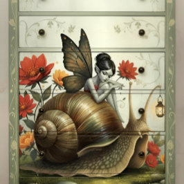 Decoupage Whimsical Flower Fairy Seidenpapier Tissuepapier