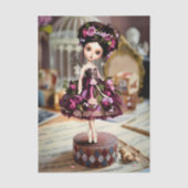 Decoupage Whimsical Flower Fairy Seidenpapier Tissuepapier (Voorkant)