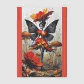 Decoupage Whimsical Flower Fairy Seidenpapier Tissuepapier (Voorkant)