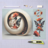 Decoupage Whimsical Flower Fairy Tissuepapier (Craft)