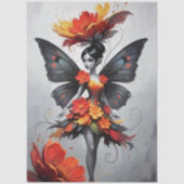 Decoupage Whimsical Flower Fairy Tissuepapier (Voorkant)