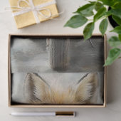 Decoupage Whimsical Fox Riding Motorcycle Tissuepapier (Geschenk)