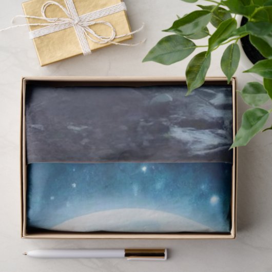 Decoupage Whimsical Full Moon Witchy Woman  Tissuepapier (Geschenk)