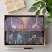 Decoupage Whimsical Girl Bubble Personages Tissuepapier (Geschenk)