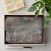 Decoupage Whimsical Girl in Christmas Wonderland Tissuepapier (Geschenk)