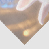 Decoupage Whimsical Girl & Konijn op avonturen Tissuepapier (Detail)