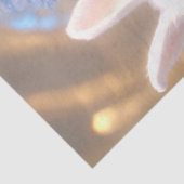 Decoupage Whimsical Girl & Rabbit on Adventures Tissuepapier (Detail)