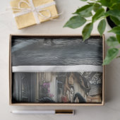 Decoupage Whimsical Halloween Witches 11x14 Canvas Tissuepapier (Geschenk)