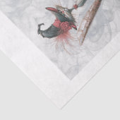 Decoupage Whimsical Highland Calves and Cats Tissuepapier (Detail)