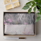 Decoupage Whimsical Highland Koe Bloemenkroon Tissuepapier (Geschenk)