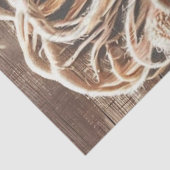 Decoupage Whimsical Highland Koe Dreadlocks Straw Tissuepapier (Detail)