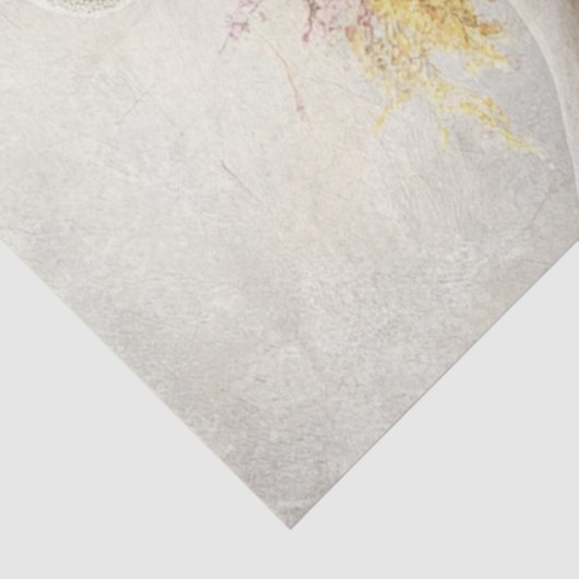 Decoupage Whimsical Highland Koe met Pet Tissuepapier (Detail)