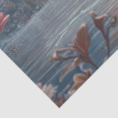 Decoupage Whimsical Highland Koe Pink Hue Pond Tissuepapier (Detail)