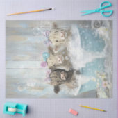 Decoupage Whimsical Highland Koeien Bubble Bath Tissuepapier (Craft)
