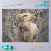 Decoupage Whimsical Highland Winter Wonderland Tissuepapier (Craft)