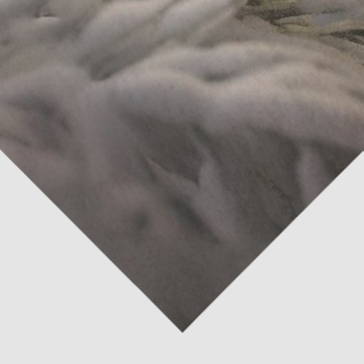 Decoupage Whimsical Highland Winter Wonderland Tissuepapier (Detail)