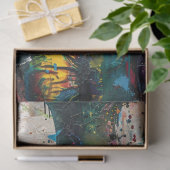 Decoupage Whimsical Jester Digitale Kunst Tissuepapier (Geschenk)