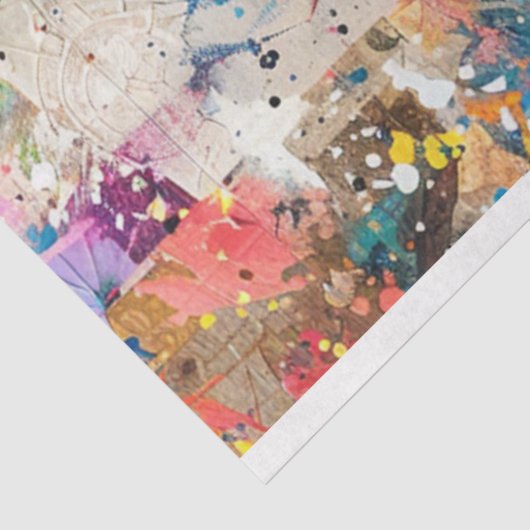 Decoupage Whimsical Jester Digitale Kunst Tissuepapier (Detail)