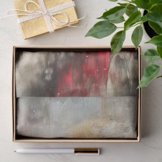 Decoupage Whimsical Joyful Santa Claus Tissuepapier (Geschenk)