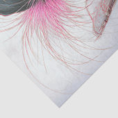 Decoupage Whimsical Kat Heks Hoge Hakken Catwalk Tissuepapier (Detail)