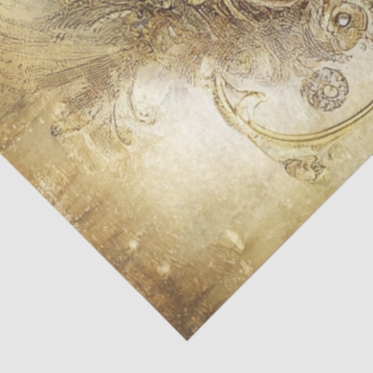 Decoupage Whimsical Lady  Steampunk Barok Tissuepapier (Detail)