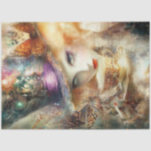 Decoupage Whimsical Lady Tea Time Adventures Tissuepapier (Voorkant)