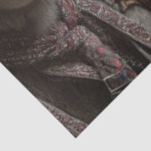 Decoupage Whimsical Monkey Manjo Jazzband Tissuepapier (Detail)