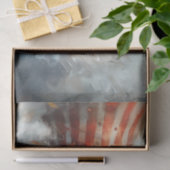 Decoupage Whimsical Patriottische Pootjes De Kat Tissuepapier (Geschenk)
