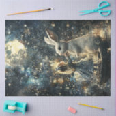 Decoupage Whimsical Scene Alice & Konijn Tissuepapier (Craft)