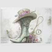 Decoupage Whimsical Scrapbooking Boot Tissuepapier (Voorkant)