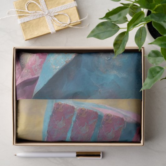 Decoupage Whimsical Skeleton  Suit Tophat Tissuepapier (Geschenk)