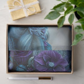 Decoupage Whimsical Southern Bell Lady Blauwgroen Tissuepapier (Geschenk)