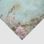 Decoupage Whimsical Spring Easter Rabbit Carriage Tissuepapier (Detail)