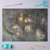 Decoupage Whimsical Sprookje Boomboomhuis Tissuepapier (Craft)