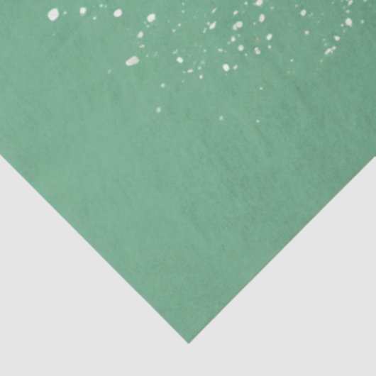 Decoupage Whimsical St. Patrick's Day Gnome Tissuepapier (Detail)