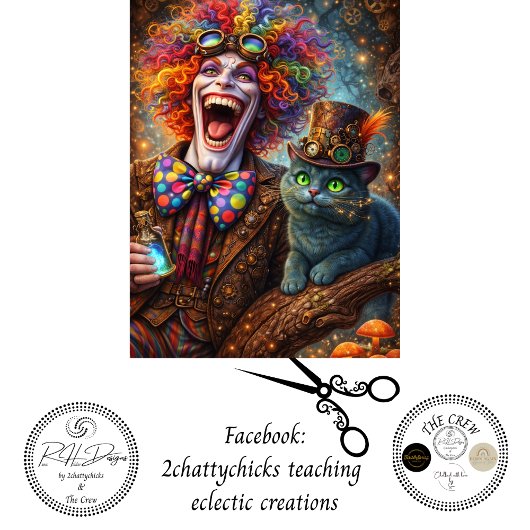 Decoupage Whimsical Steampunk Grappenmaker Magisch Tissuepapier