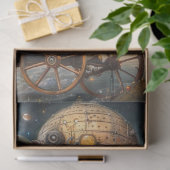 Decoupage Whimsical Steampunk Hete Luchtballon Tissuepapier (Geschenk)