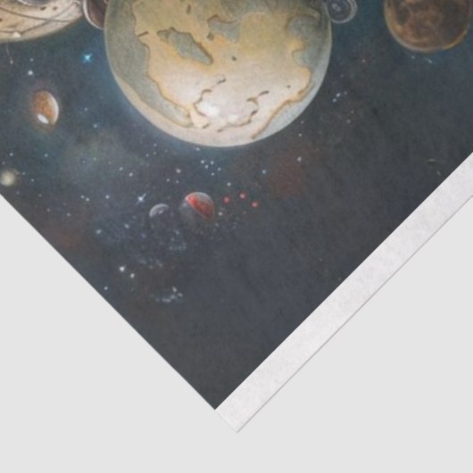 Decoupage Whimsical Steampunk Hete Luchtballon Tissuepapier (Detail)