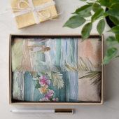 Decoupage Whimsical Truck Surfboard Beach Instelli Tissuepapier (Geschenk)